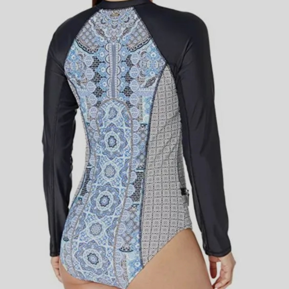 Cabana Life Midnight Marrakesh Unisuit One-Piece 50+UV Protection Large Blue - Picture 3 of 15